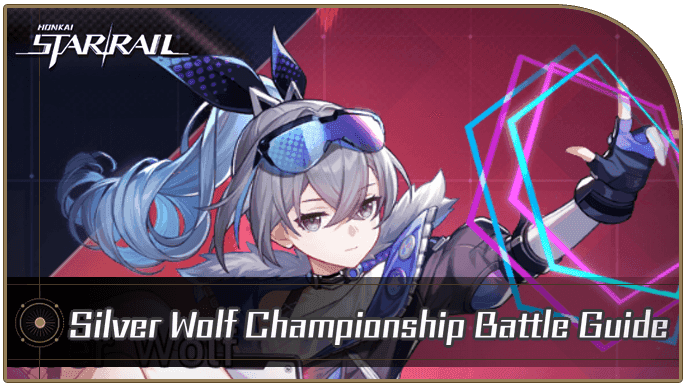 Silver Wolf's combat interface showing skill rotation and debuff effects during battle