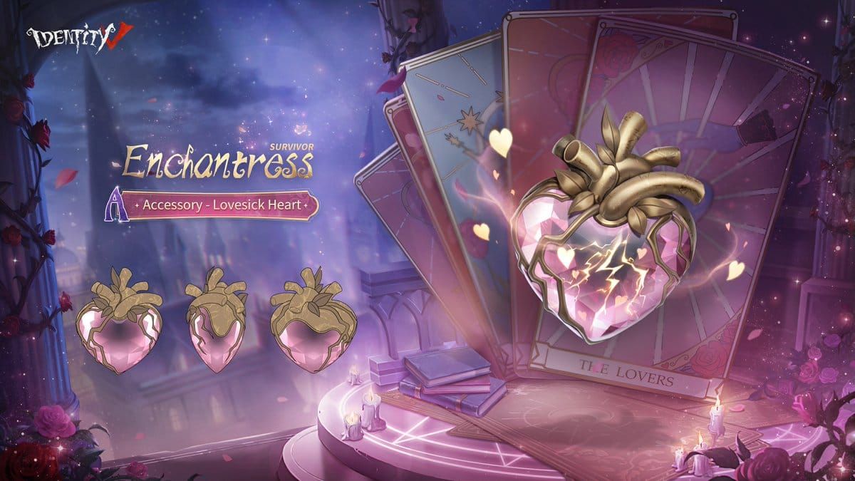 Identity V Enchantress Lovesick Heart A-Tier accessory in-game image