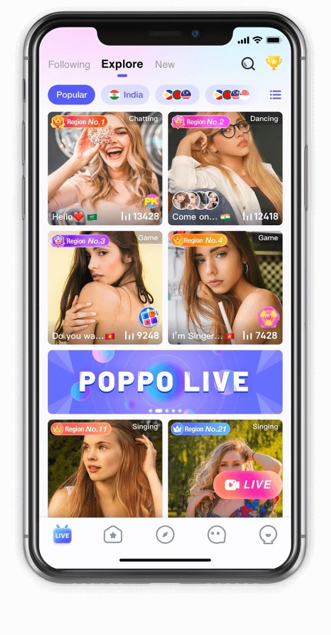 Poppo Live: революция в сфере прямых трансляций в социальных сетях