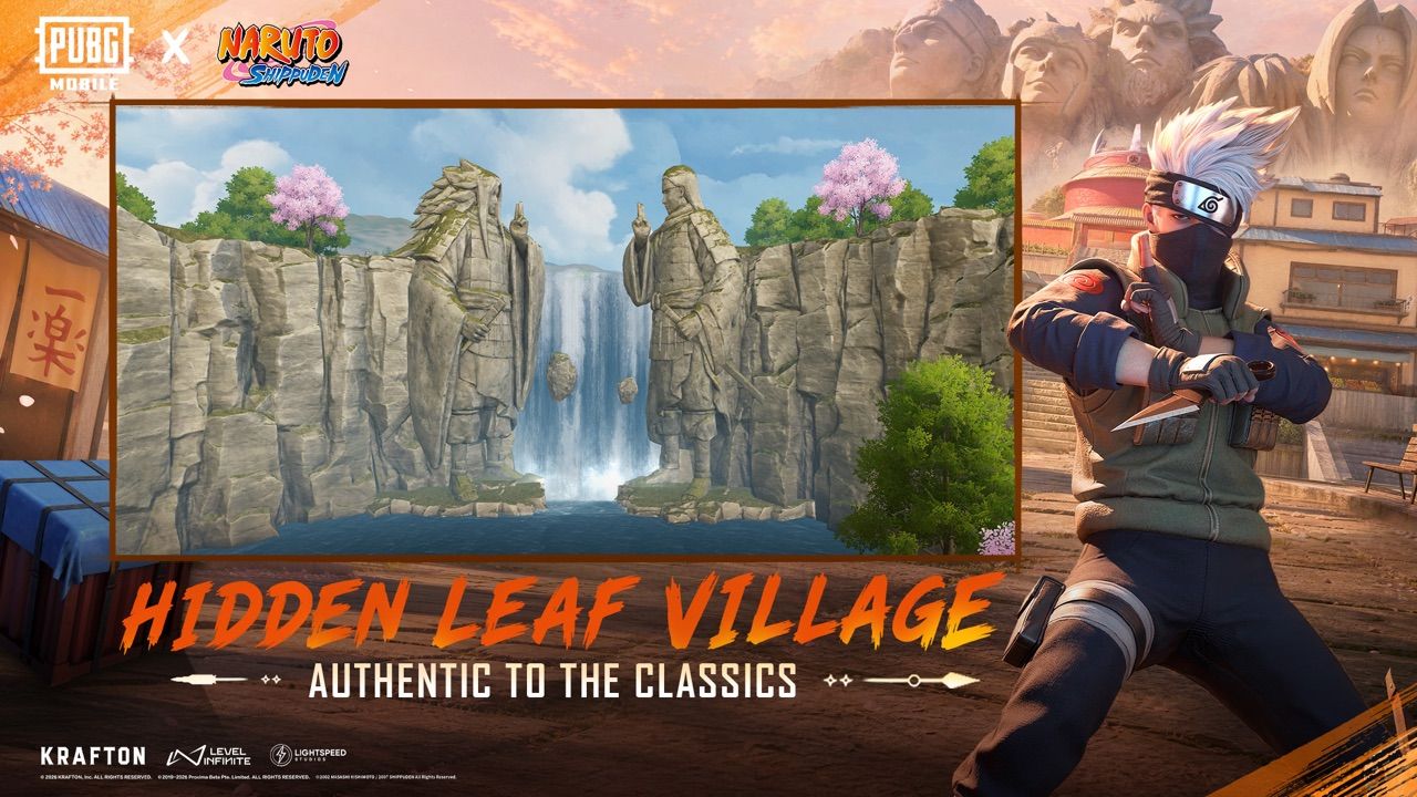 Деревня Скрытого Листа и Долина Завершения в PUBG Mobile на карте Эрангель