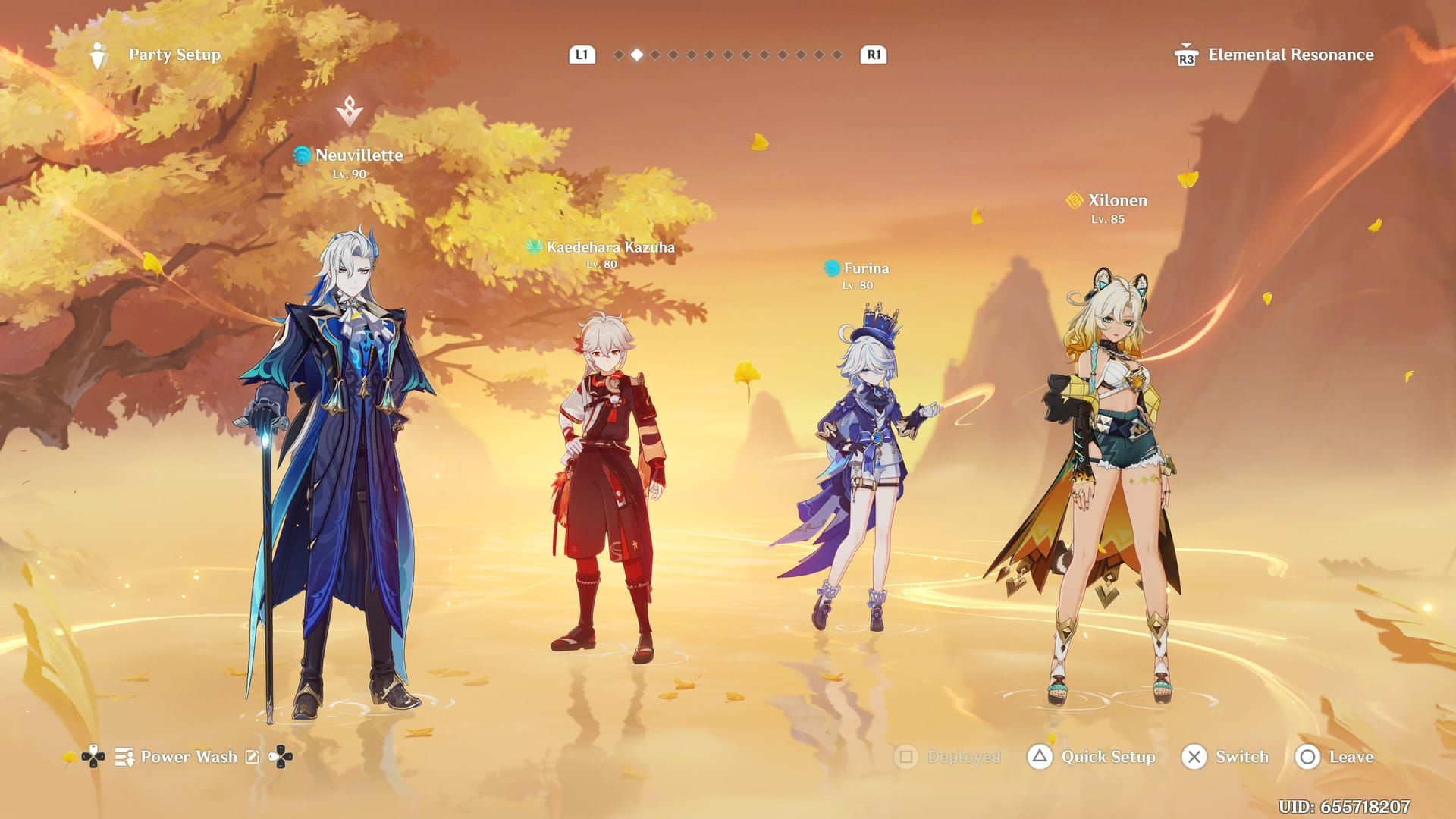 Genshin Impact Ororon Neuvillette Kazuha Xilonen team composition