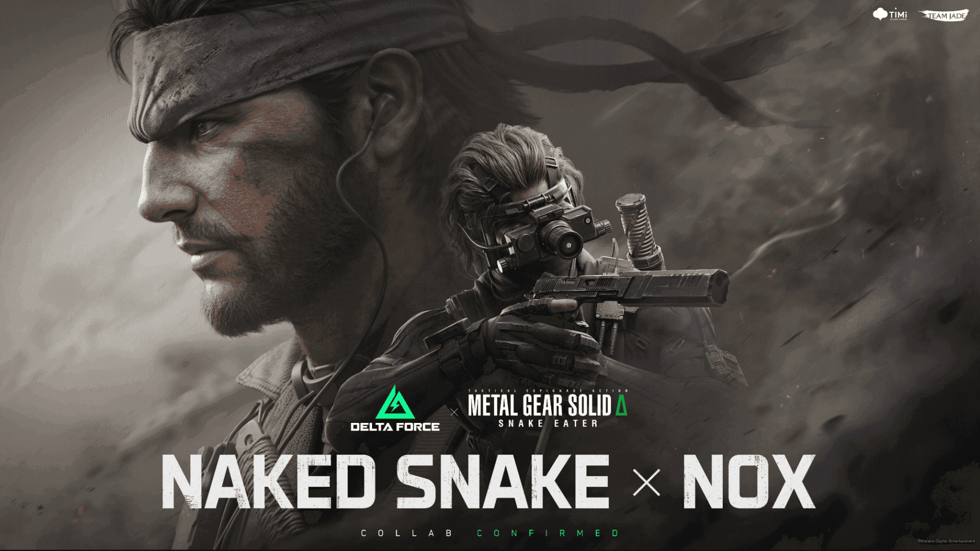 Naked Snake operator character from Metal Gear Solid collaboration in Delta Force Season 6