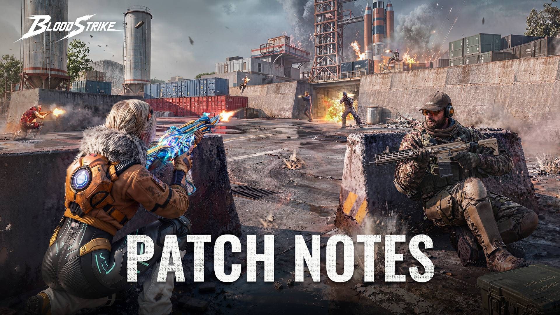 Blood Strike August 2026 patch notes artwork from the official Urban Pulse update