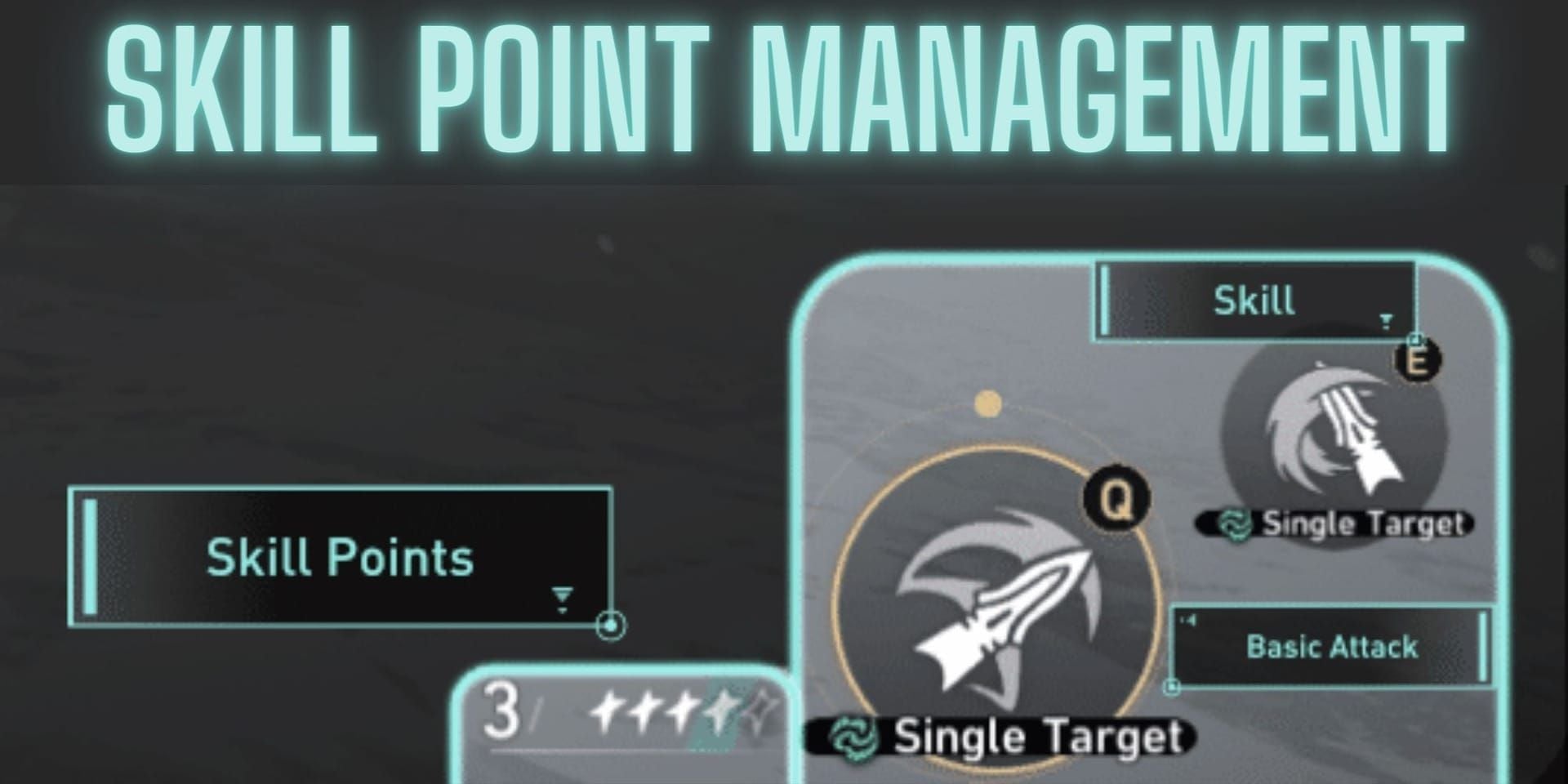 Honkai Star Rail skill point management interface showing SP costs and generation