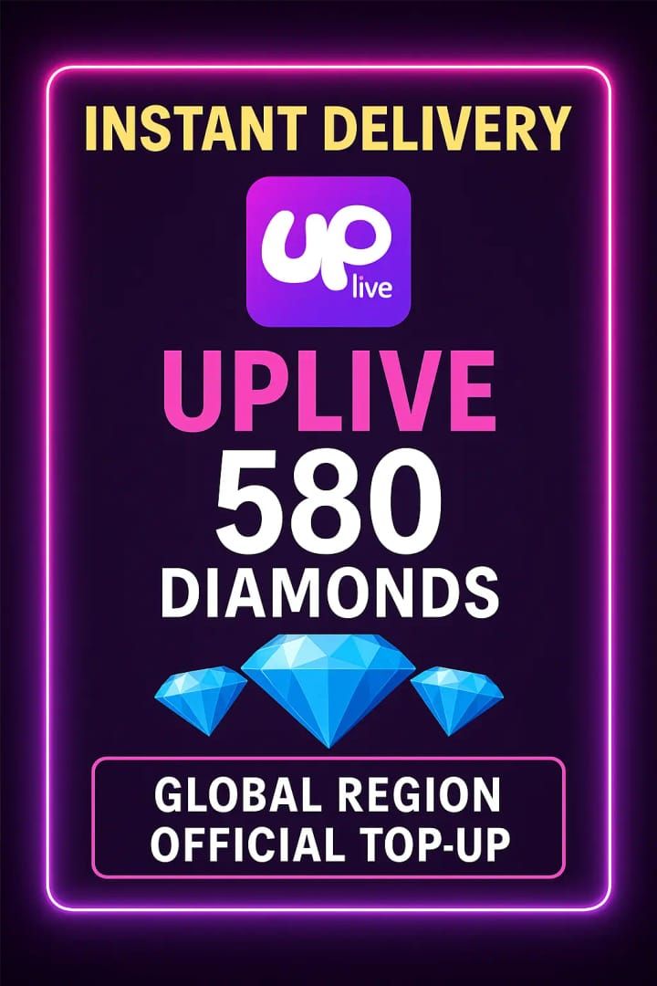 Uplive in-app interface displaying Diamond purchase packages from 60 to 31,500 diamonds