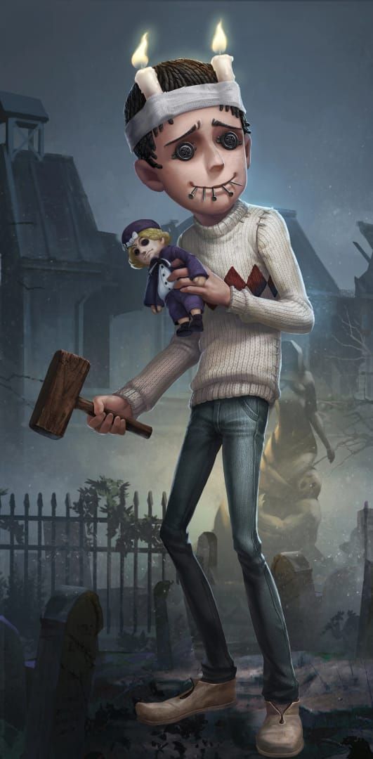 Арт костюма A-класса Соити для Счастливчика в Identity V из кроссовера с Дзюндзи Ито