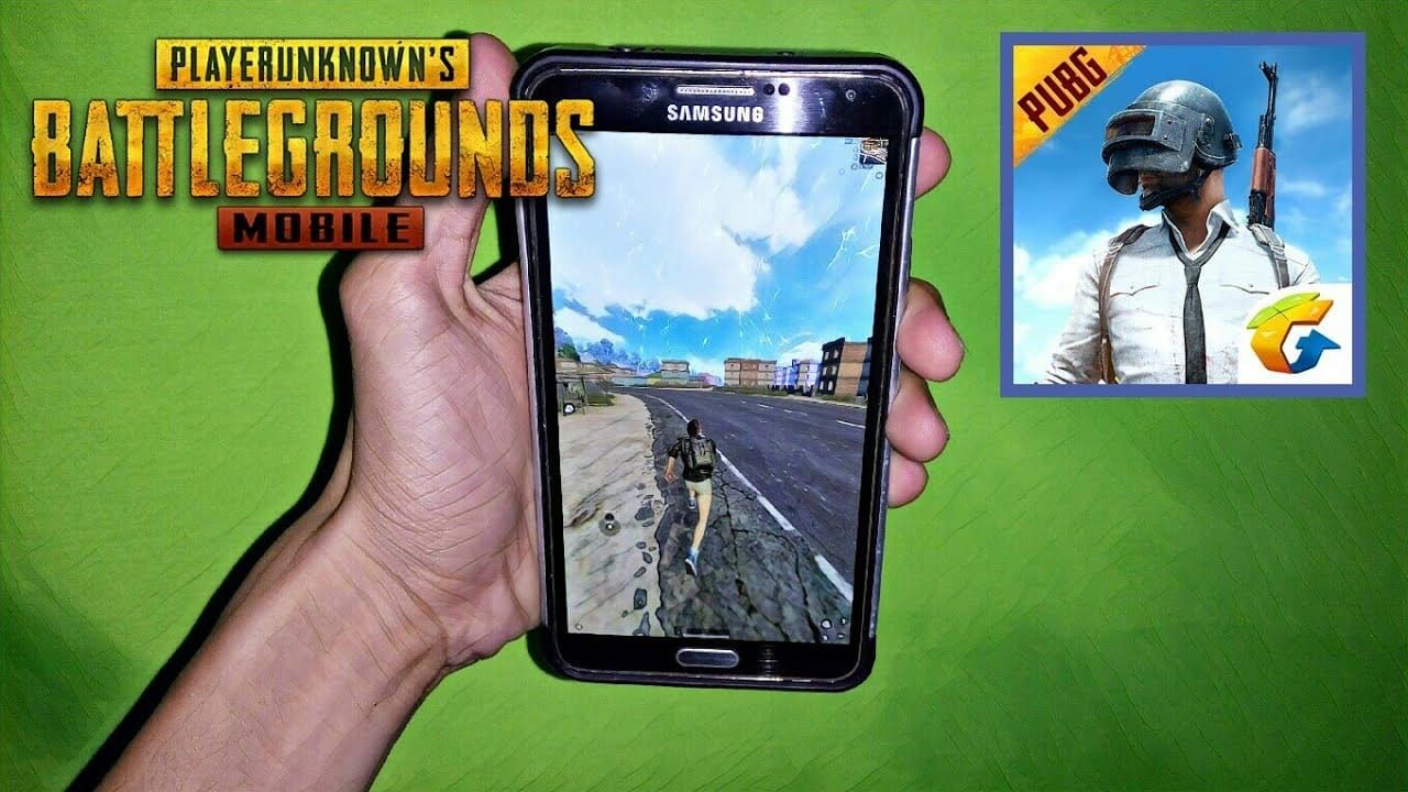 PUBG Mobile game interface in portrait orientation showing different layout constraints
