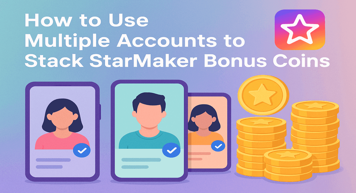 StarMaker guide for multi-account setup and daily tasks