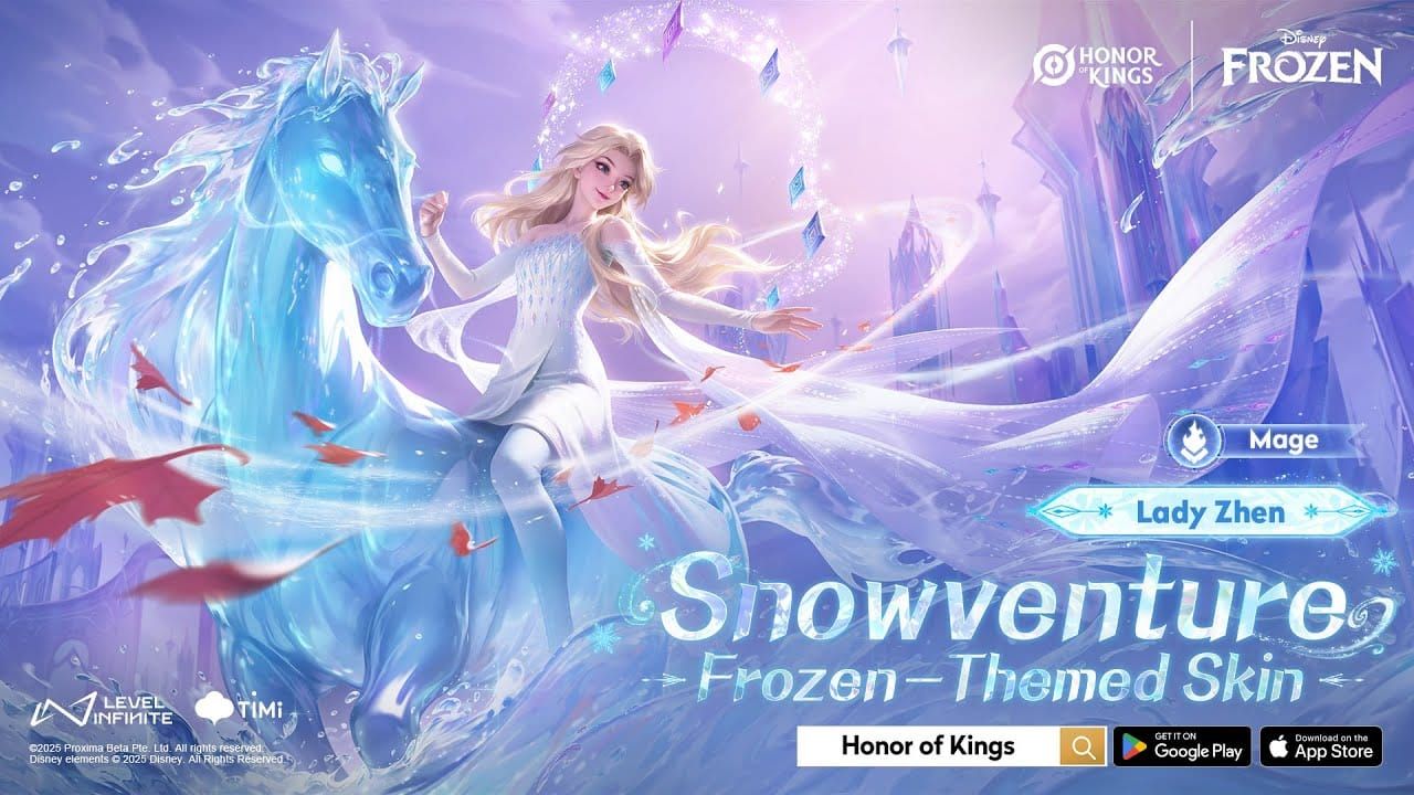 Коллаборации Honor of Kings 2025: «Холодное сердце» 9 января + бесплатные эпические облики Саньсиндуй