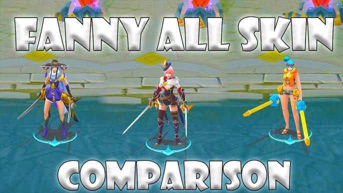 Сравнение легендарного и эпического обликов Fanny в Mobile Legends Bang Bang, показывающее различия в анимации