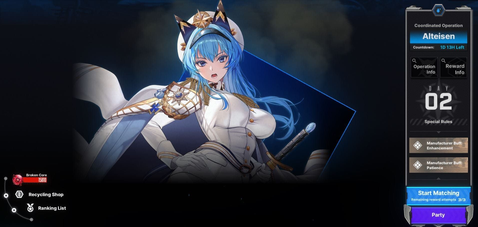 Goddess of Victory NIKKE Co-Op Raid boss burst phase screenshot