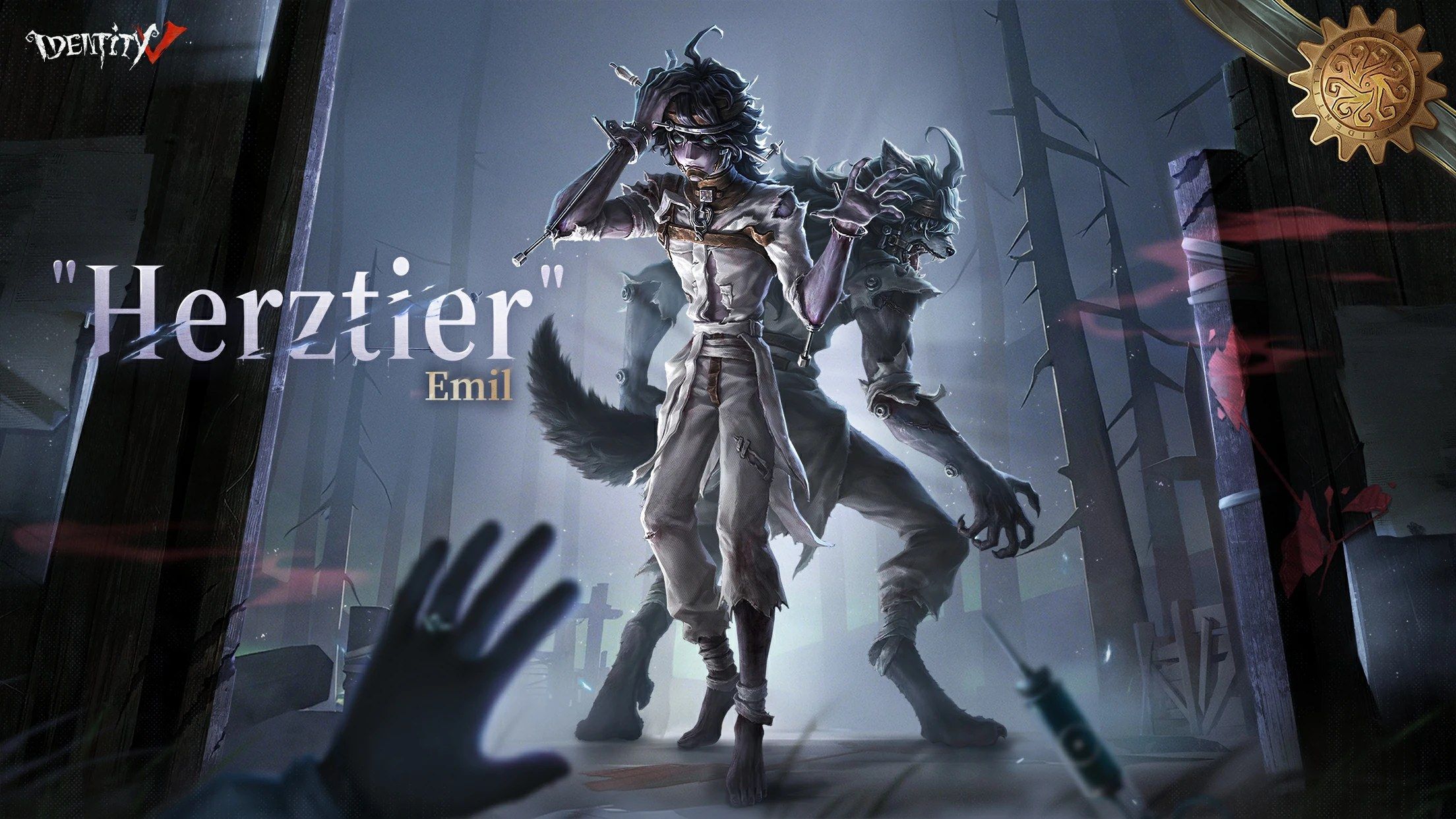 Herztier Emil official Identity V hunter poster Season 43