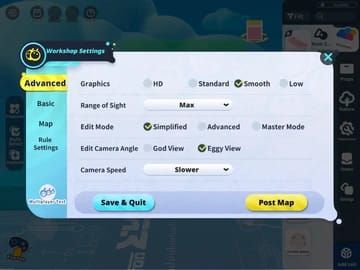 Eggy Party Switch platform graphics interface settings