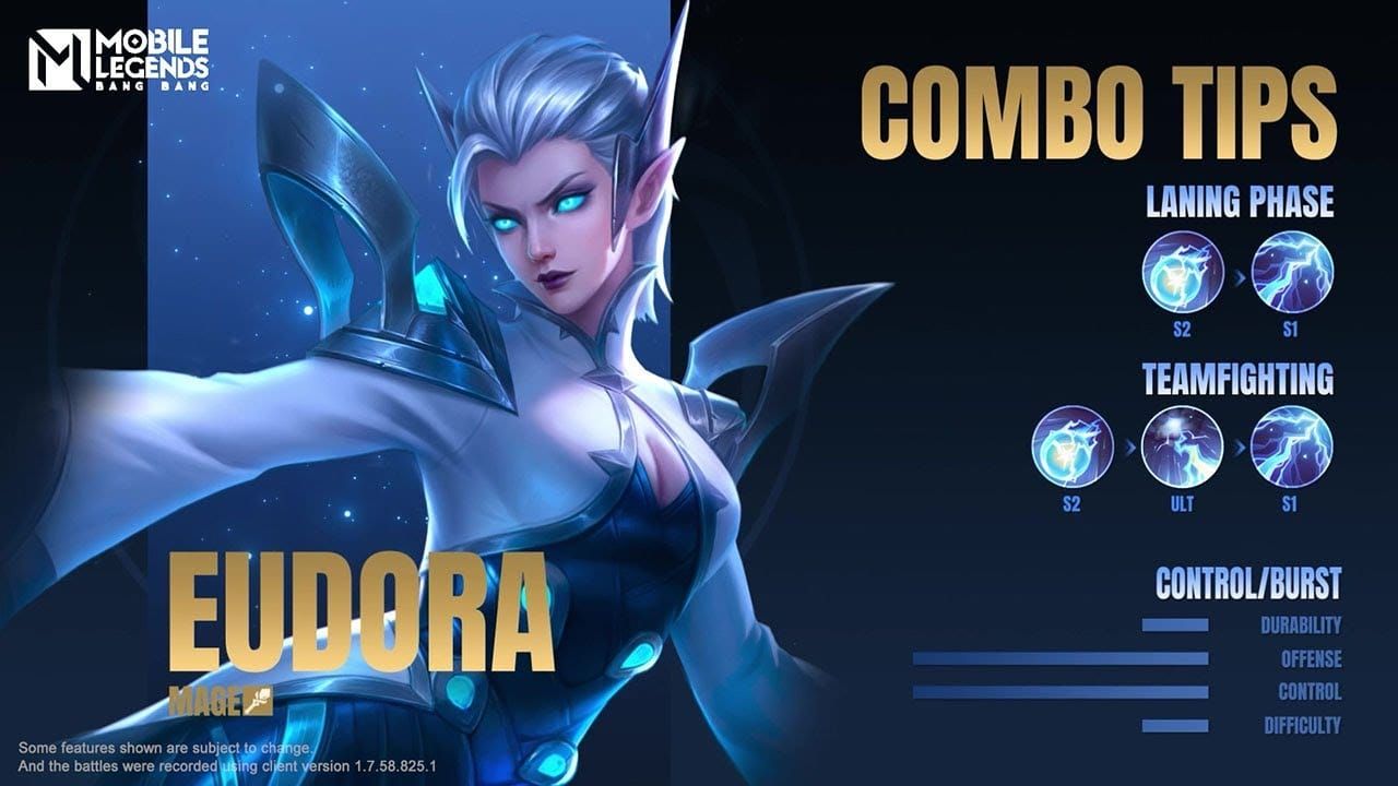 Mobile Legends Bang Bang Eudora primary combo guide