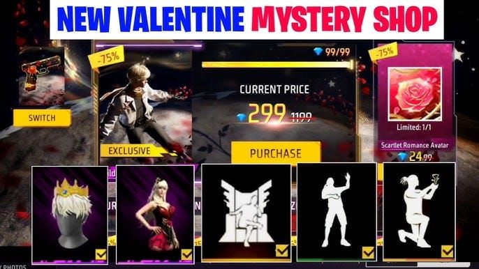 Lunar New Year Mystery Shop spin menu in Free Fire Diamonds LATAM