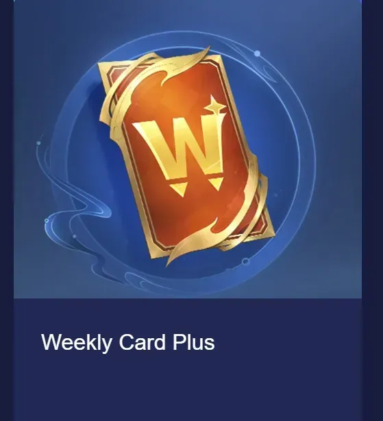 Honor of Kings Weekly Card Plus subscription interface showing token benefits and pricing