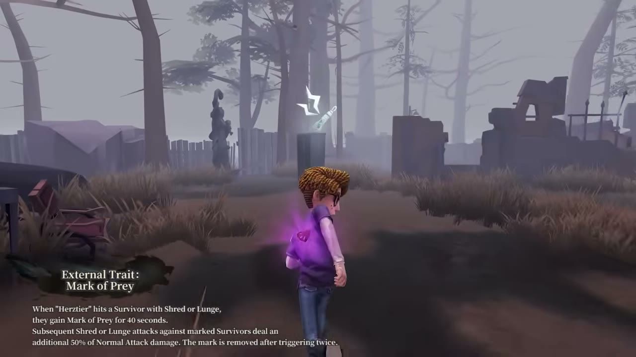 Identity V Herztier Метка жертвы на выжившем