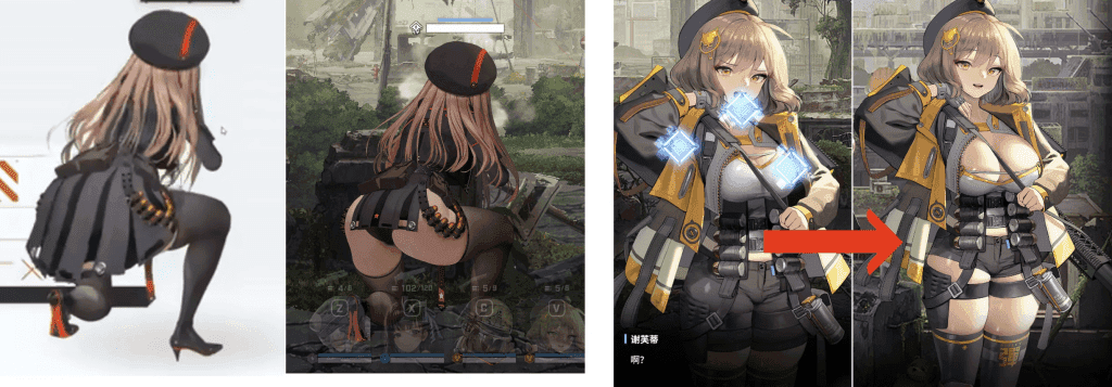 Whales vs F2P team performance comparison in NIKKE