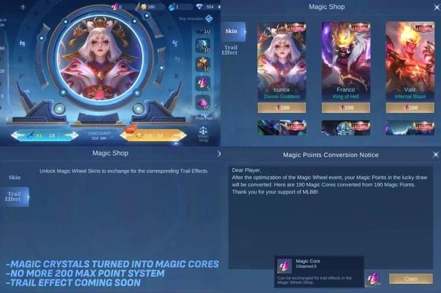 MLBB Magic Wheel 2026: Diamond Cost + COA Removal Guide