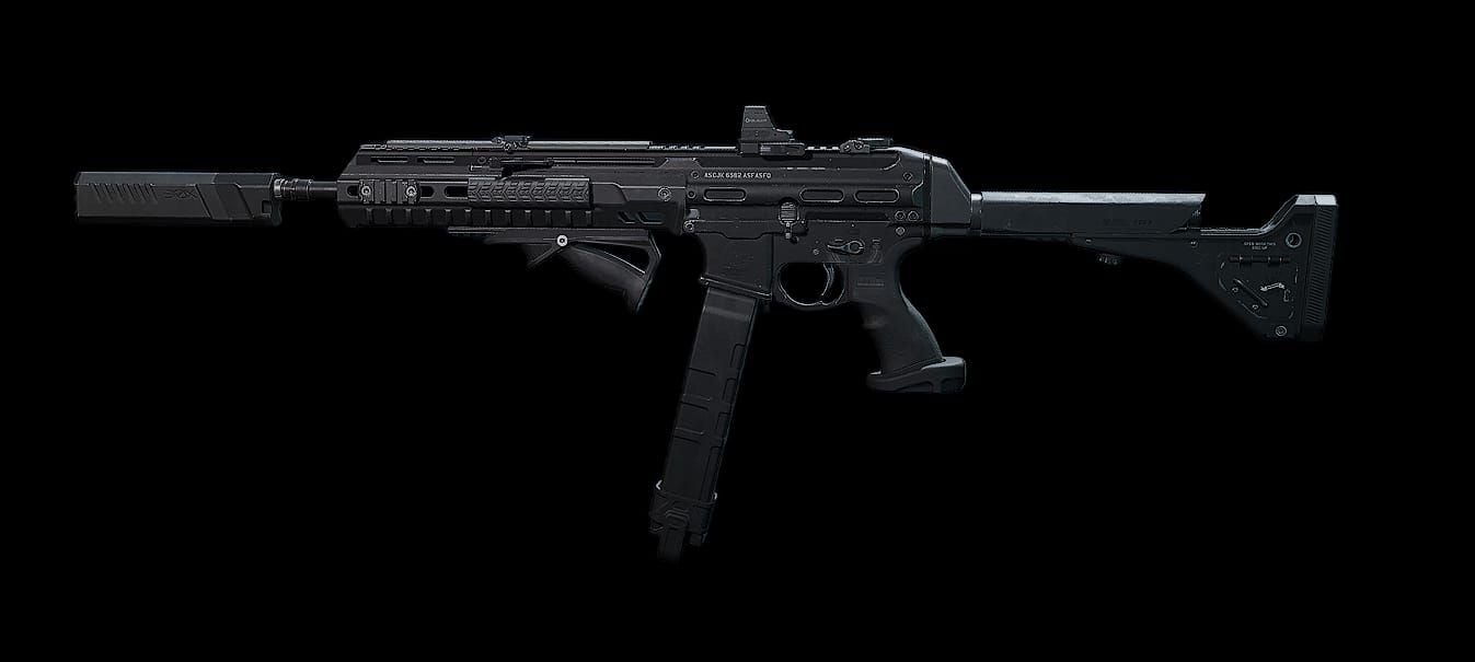 Delta Force SMG-45 with Echo Suppressor and extended magazine in close-quarters combat screenshot
