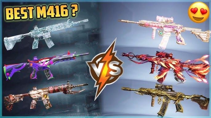 Сравнение Crimson Skyblade M416 с другими скинами M416 в PUBG Mobile: особенности и разница в цене