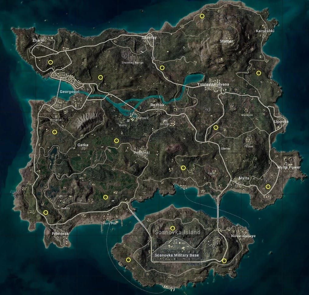 PUBG Mobile guide to Pochinki secret rooms and Rozhok key spawns on Erangel