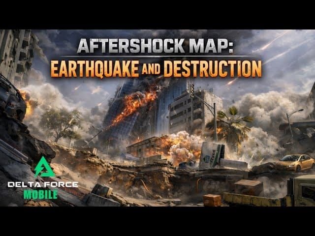 Карта Aftershock в Delta Force: макет режима Warfare с разрушаемыми зданиями и интерактивными объектами