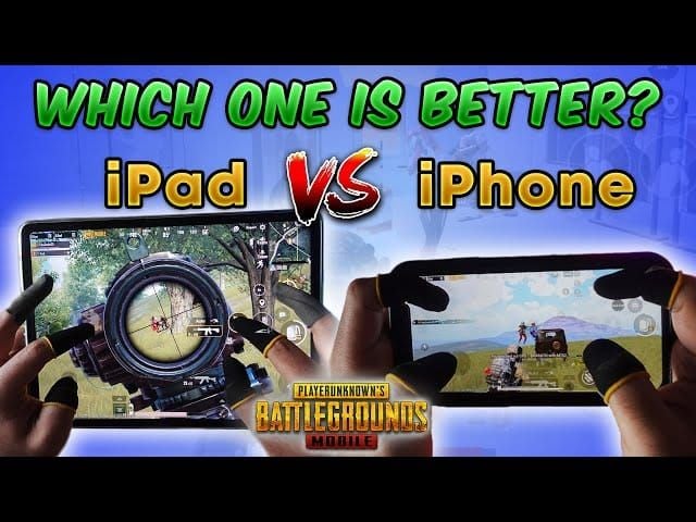Сравнение производительности с нулевой отдачей на телефоне и планшете в PUBG Mobile