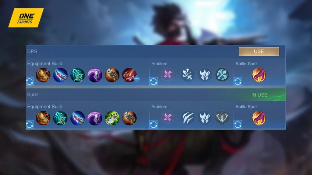Сборка снаряжения Хаябусы-лесника в Mobile Legends Bang Bang