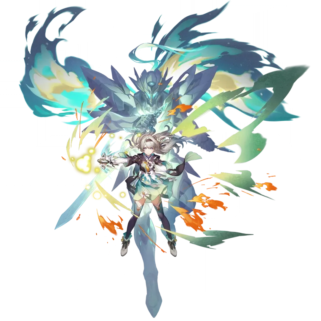 Official artwork of Firefly from Honkai: Star Rail