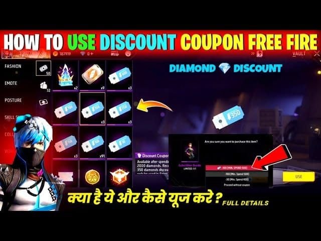 Free Fire Relay Mart interface for entering friend discount codes