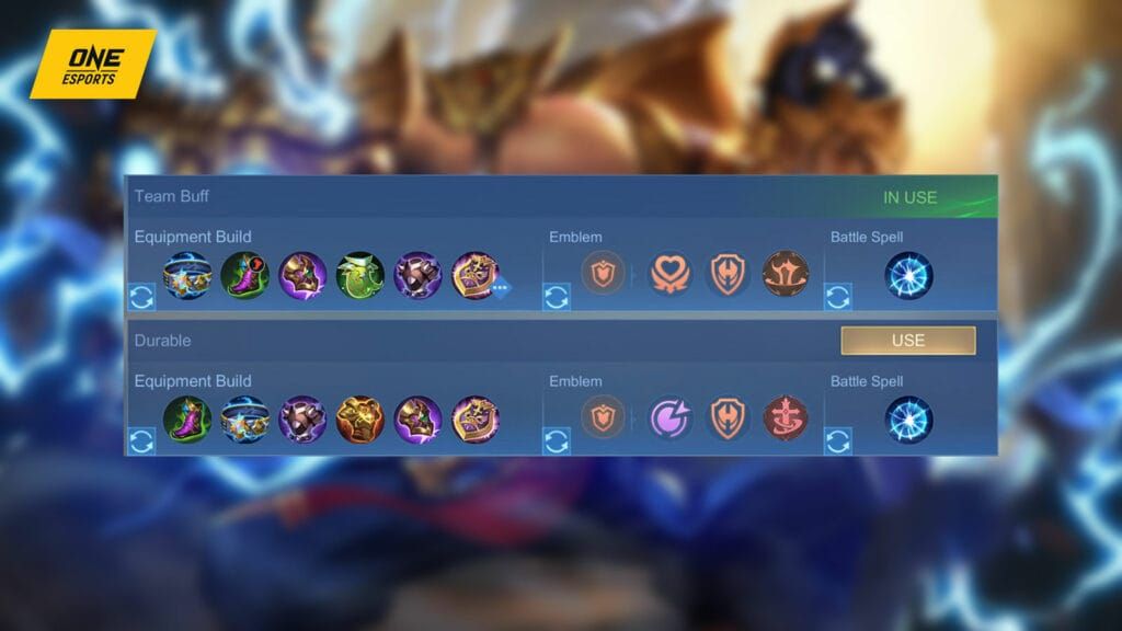 In-game screenshot of Gatotkaca roamer build with Dominance Ice, Oracle, Antique Cuirass, Athena's Shield, and Immortality in Mobile Legends Bang Bang