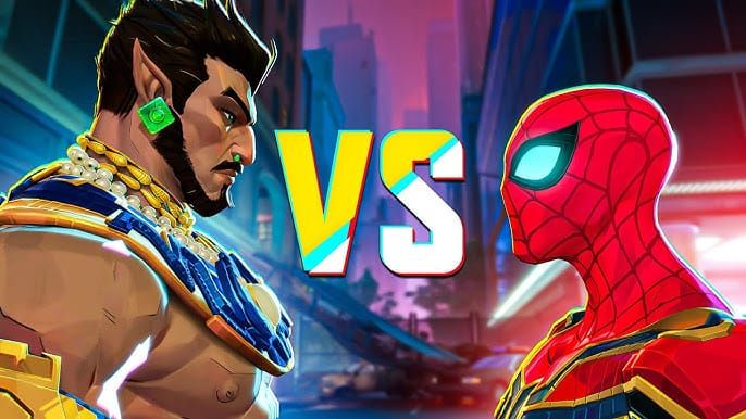 Игровой процесс Marvel Rivals, демонстрирующий, как Нэмор противостоит Человеку-пауку с помощью способностей автонаведения