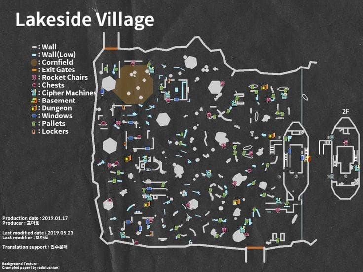Identity V Lakeside Village map for large map strategies