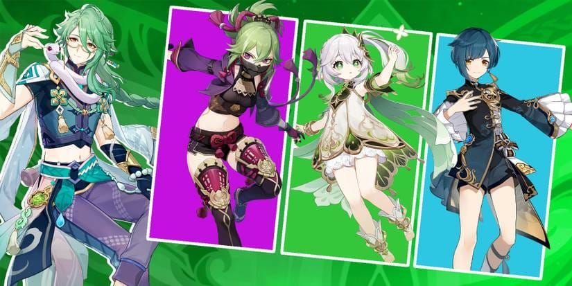 Genshin Impact Double Hydro team composition with Neuvillette, Furina, Xingqiu, and Baizhu