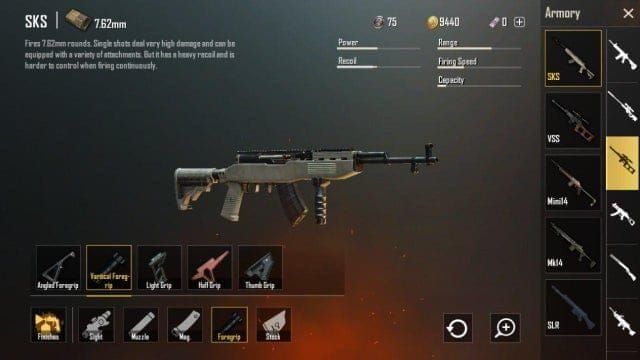 Оружие DMR в PUBG Mobile с рекомендованными обвесами для карты Викенди