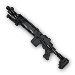 PUBG Mobile Mk14 EBR designated marksman rifle with 8x scope and optimal attachments for versatility