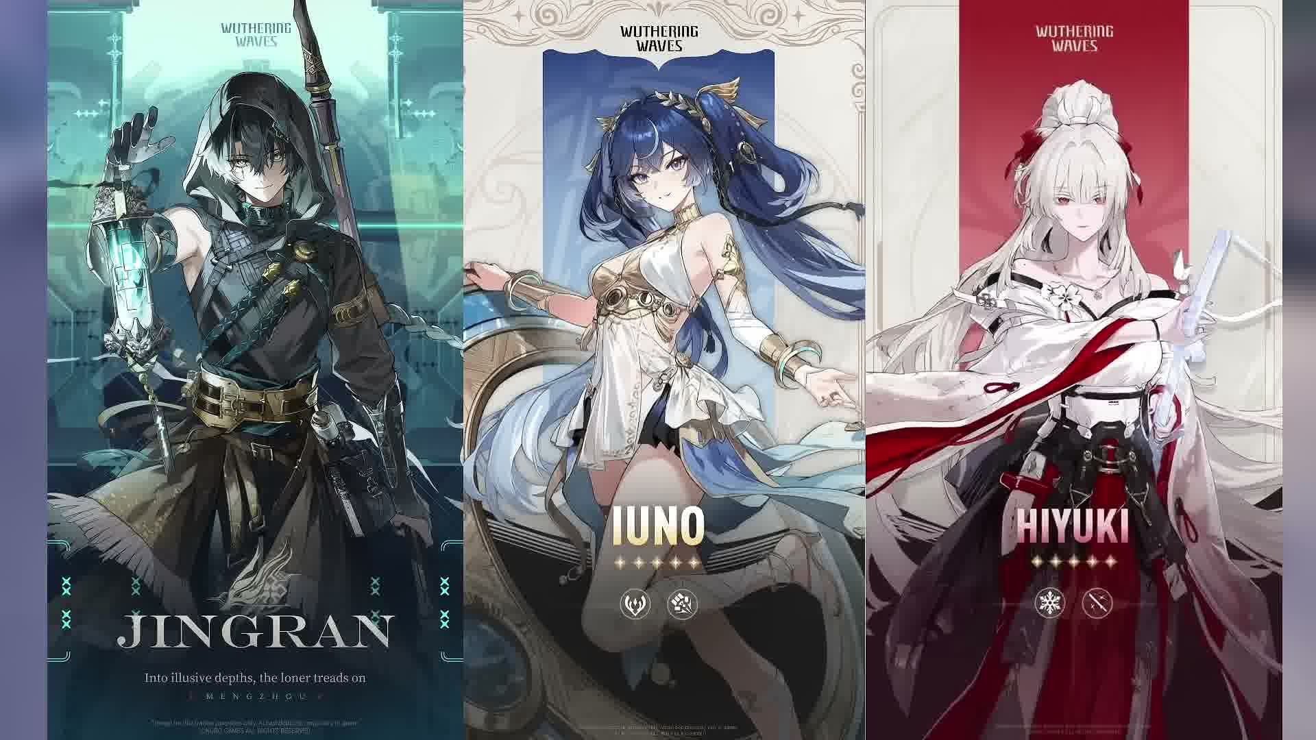 Jingran Wuthering Waves 3.6 Phase 2 banner with Iuno