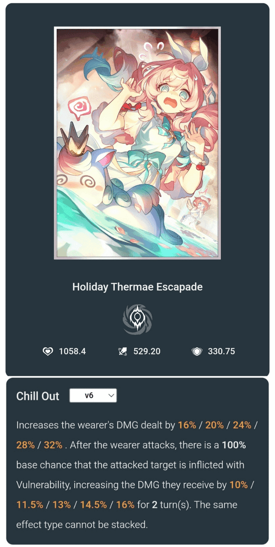 Honkai Star Rail Holiday Thermae Escapade Light Cone in action