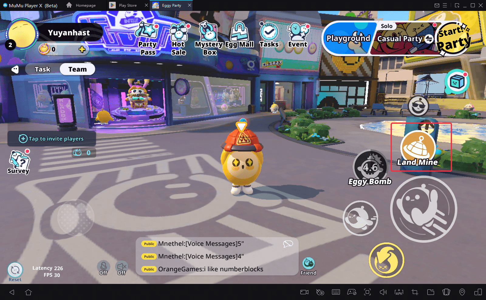 Eggy Party Shiny gacha pity system interface