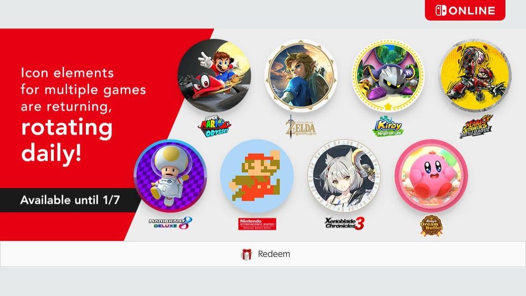 Игрок открывает настройки учетной записи пользователя на экране консоли Nintendo Switch