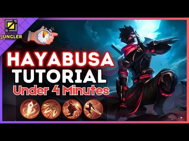 Mobile Legends Hayabusa jungle hero in combat