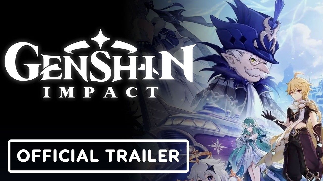 Официальный трейлер Снежной Genshin Impact с поездом, Пульчинеллой и Путешественницей