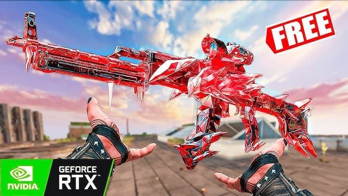 Оружие Vermilion Silence RPK в Blood Strike с наложением характеристик