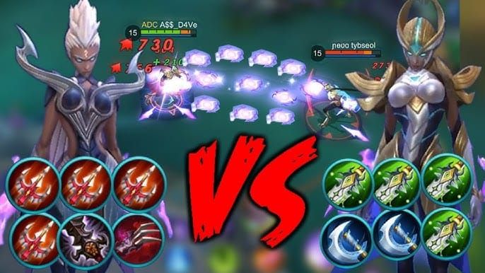 Таблица сравнения Кэрри-танка и крит-сборки в Mobile Legends Bang Bang: урон, ОЗ, винрейты 39-й сезон