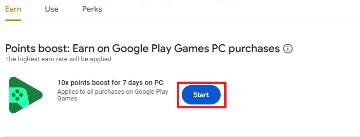 Баннер Google Play Игры на ПК с промо-множителем баллов