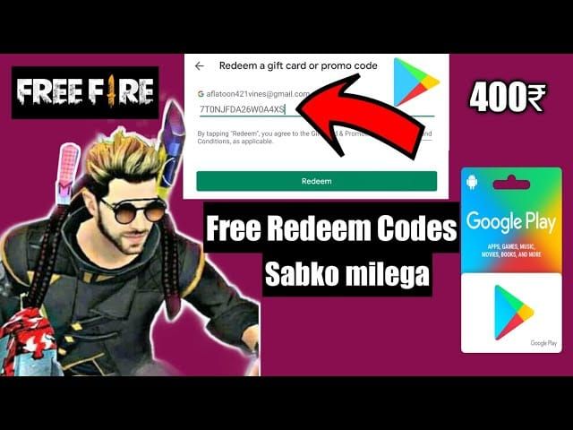 Интерфейс Gmail с вкладкой Промоакции и примером письма Free Fire Advance Server