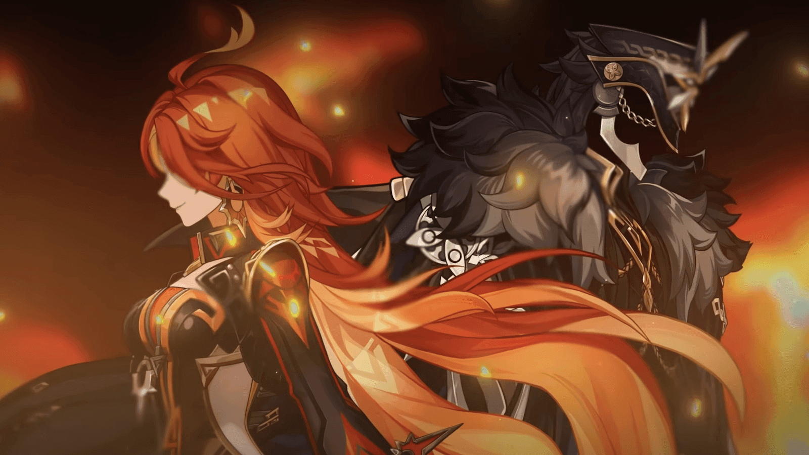 Genshin Impact characters Nefer and Натлан pyro users