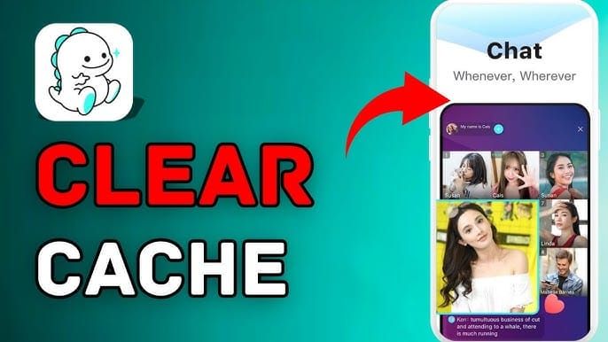 Guide to clearing cache in Bigo Live Android app settings