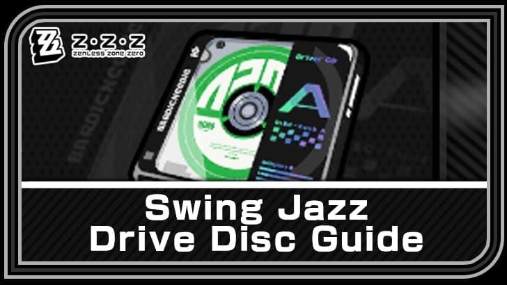 Zenless Zone Zero Swing Jazz 4-piece Drive Disc set for Sunna build